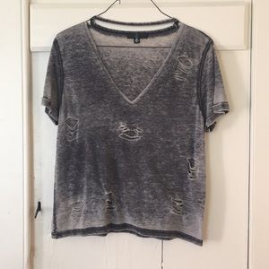 Distressed t-shirt
